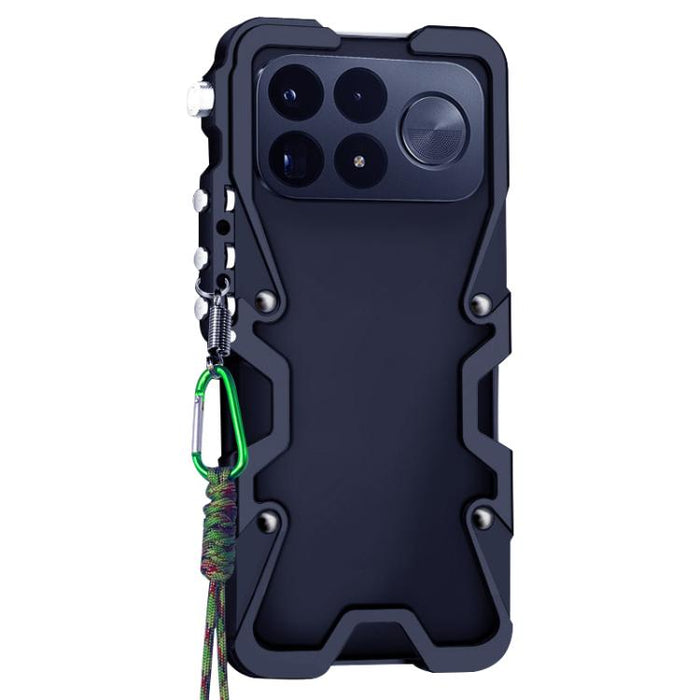 Funda para teléfono Trigger Design con marco de metal hueco y cordón, For Redmi Turbo 5 Max / Poco X8 Pro Max 5G, For Redmi Turbo 5 / Poco X8 Pro 5G, For Redmi Note 15 4G Global 164mm, For Redmi Note 15 Pro 4G Global 163.2mm                            ...