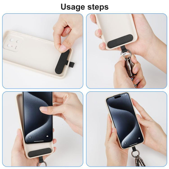 120cm 240W Type-C to Type-C Data Charging Cable Crossbody Phone Lanyard, 120cm