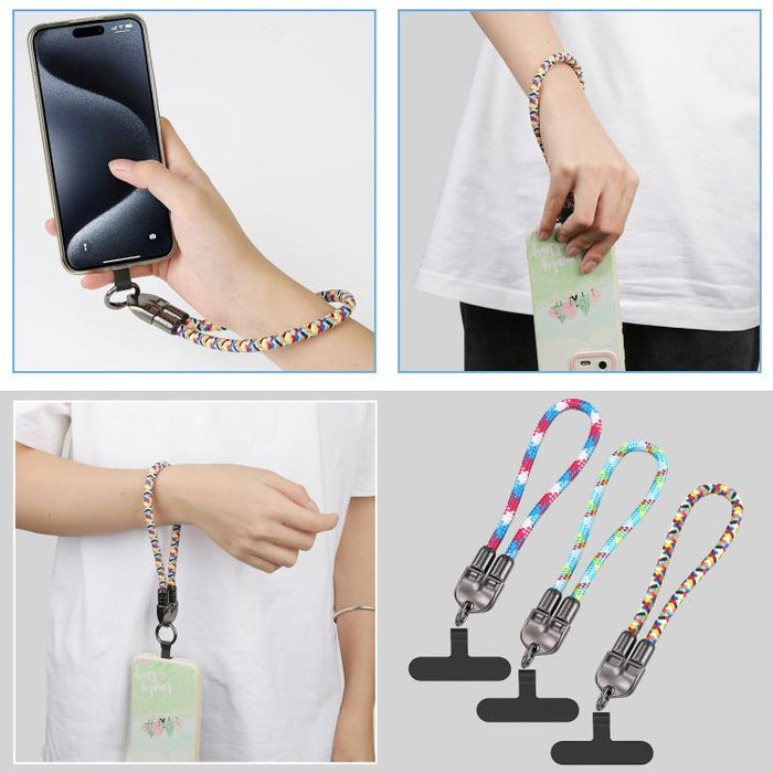 30cm 240W Type-C to Type-C Data Charging Cable Phone Anti-lost Wrist Short Strap, 30cm