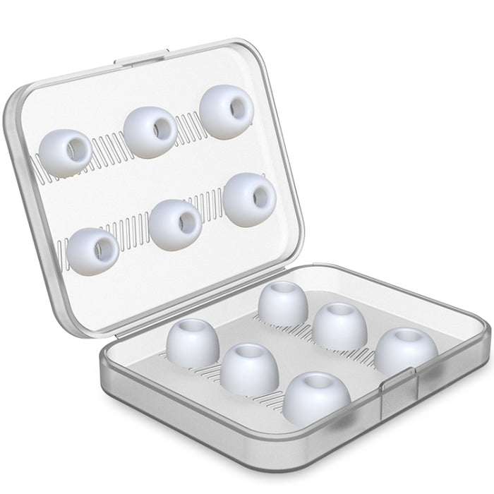 12 tapones para los oídos de silicona reemplazables para auriculares inalámbricos para AirPods Pro, con caja de almacenamiento