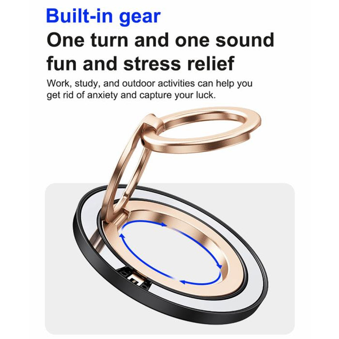 360 Degree Rotation Double Ring Magnetic MagSafe Phone Holder