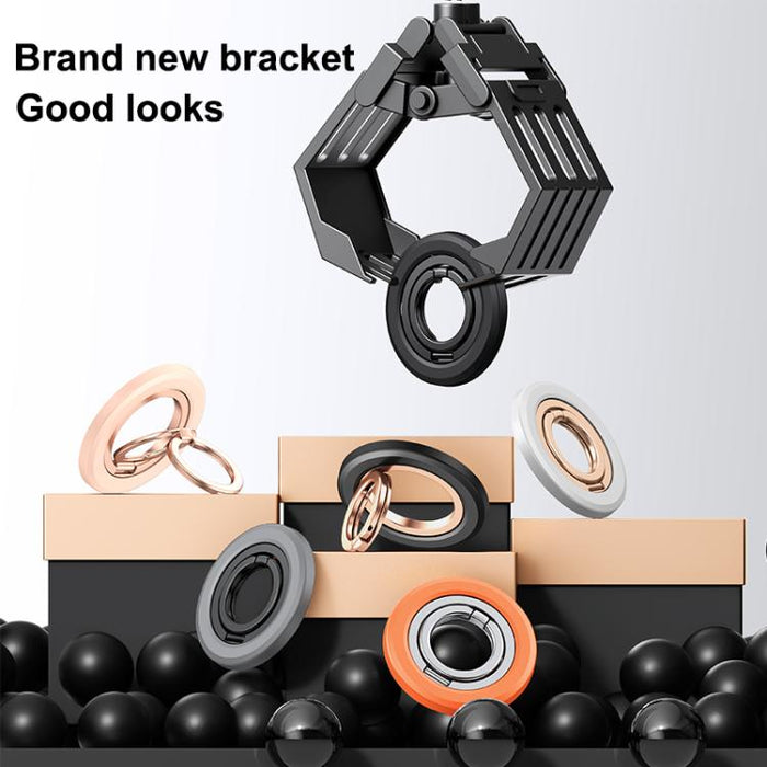 360 Degree Rotation Double Ring Magnetic MagSafe Phone Holder