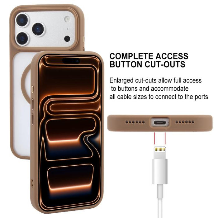 GEBEI Jazz Series Skin Feel Frosted MagSafe Phone Case, For iPhone 17 Pro Max, For iPhone 17 Pro, For iPhone 17, For iPhone Air
