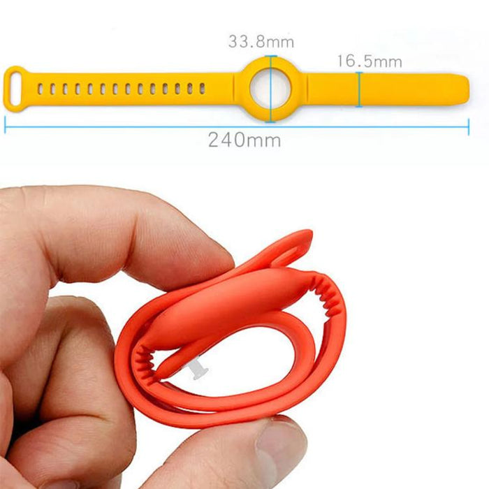 xDfind Breathable Silicone Band Style Anti-lost Tracker Protective Cover, For AirTag 2nd Gen / AirTag 1st Gen