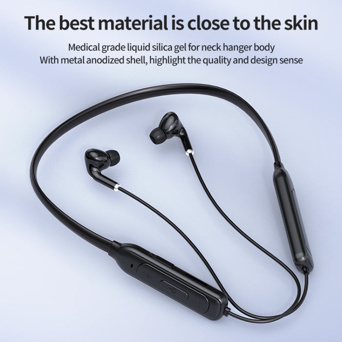 M60 8D Sonido envolvente Inalámbrico Montado en el cuello 5.1 Auricular Bluetooth Compatible con tarjeta TF Modo MP3