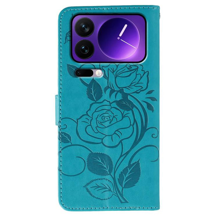 Funda de teléfono de piel con relieve de mariposa rosa, For Xiaomi 17 Pro, For Xiaomi 17, For Xiaomi 15T Pro 5G, For Xiaomi 15T 5G