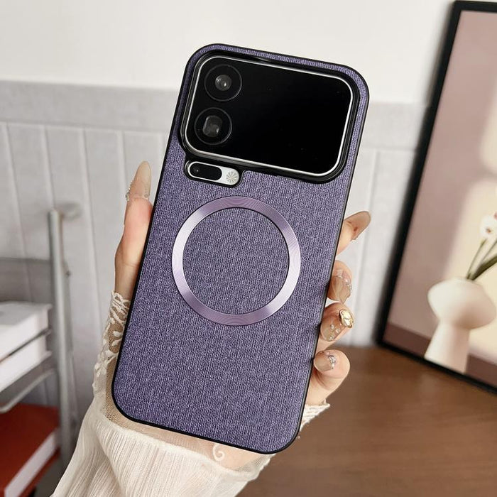 Funda magnética para teléfono CD MagSafe con textura de tela, For Xiaomi 17T Pro, For Redmi Turbo 5 Max / Poco X8 Pro Max 5G, For Xiaomi 17 Pro Max, For Xiaomi 15T Pro, For Xiaomi 15T