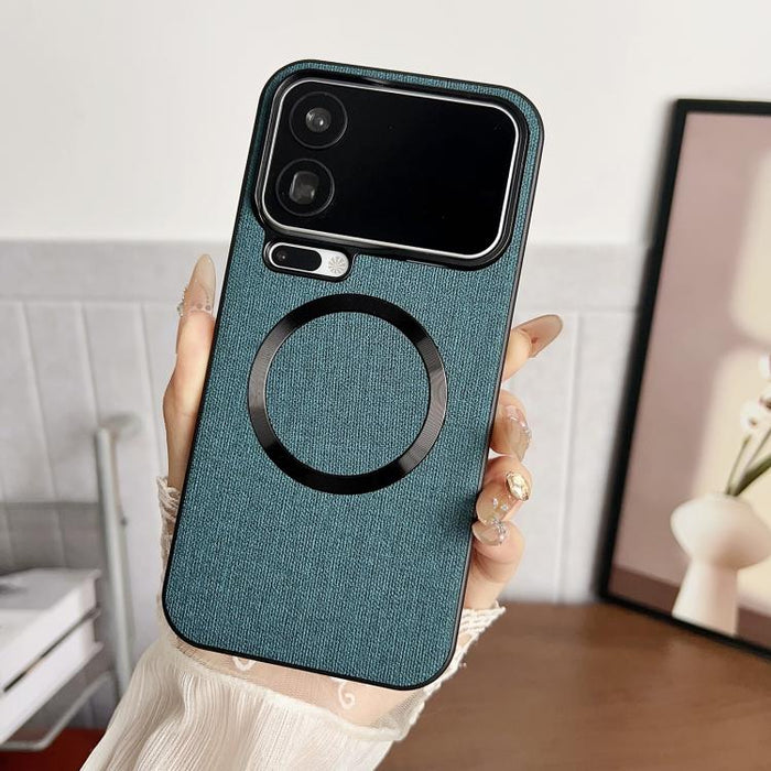 Funda magnética para teléfono CD MagSafe con textura de tela, For Xiaomi 17T Pro, For Redmi Turbo 5 Max / Poco X8 Pro Max 5G, For Xiaomi 17 Pro Max, For Xiaomi 15T Pro, For Xiaomi 15T