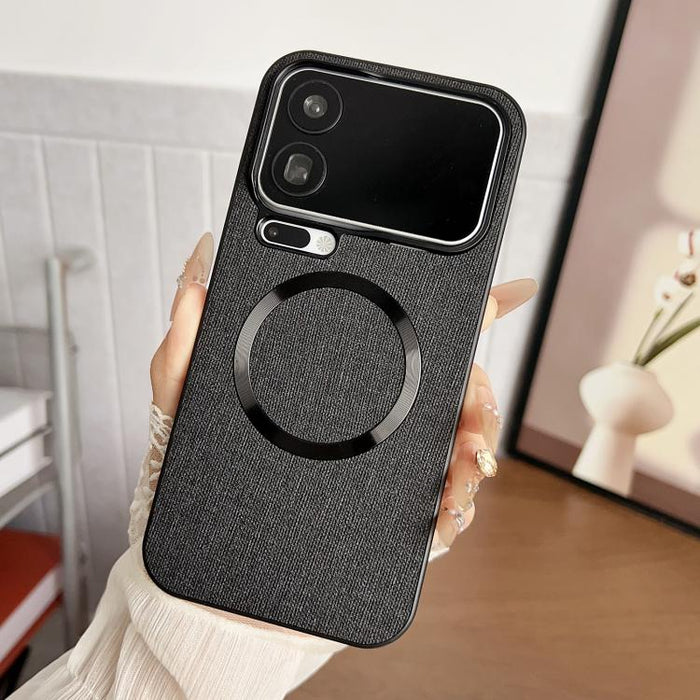 Funda magnética para teléfono CD MagSafe con textura de tela, For Xiaomi 17T Pro, For Redmi Turbo 5 Max / Poco X8 Pro Max 5G, For Xiaomi 17 Pro Max, For Xiaomi 15T Pro, For Xiaomi 15T