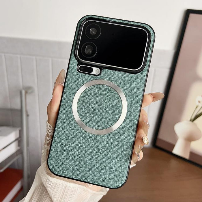 Funda magnética para teléfono CD MagSafe con textura de tela, For Xiaomi 17T Pro, For Redmi Turbo 5 Max / Poco X8 Pro Max 5G, For Xiaomi 17 Pro Max, For Xiaomi 15T Pro, For Xiaomi 15T