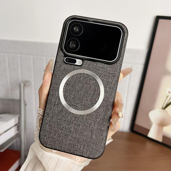 Funda magnética para teléfono CD MagSafe con textura de tela, For Xiaomi 17T Pro, For Redmi Turbo 5 Max / Poco X8 Pro Max 5G, For Xiaomi 17 Pro Max, For Xiaomi 15T Pro, For Xiaomi 15T