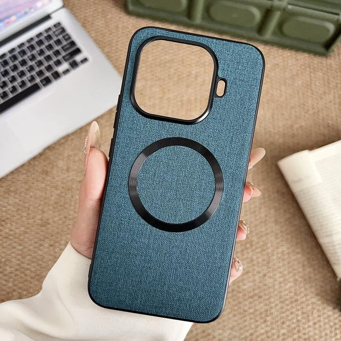 Funda magnética para teléfono CD MagSafe con textura de tela, For Xiaomi 17T Pro, For Redmi Turbo 5 Max / Poco X8 Pro Max 5G, For Xiaomi 17 Pro Max, For Xiaomi 15T Pro, For Xiaomi 15T