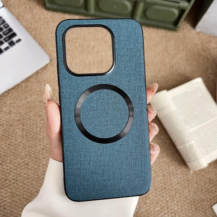 Funda magnética para teléfono CD MagSafe con textura de tela, For Xiaomi 17T Pro, For Redmi Turbo 5 Max / Poco X8 Pro Max 5G, For Xiaomi 17 Pro Max, For Xiaomi 15T Pro, For Xiaomi 15T