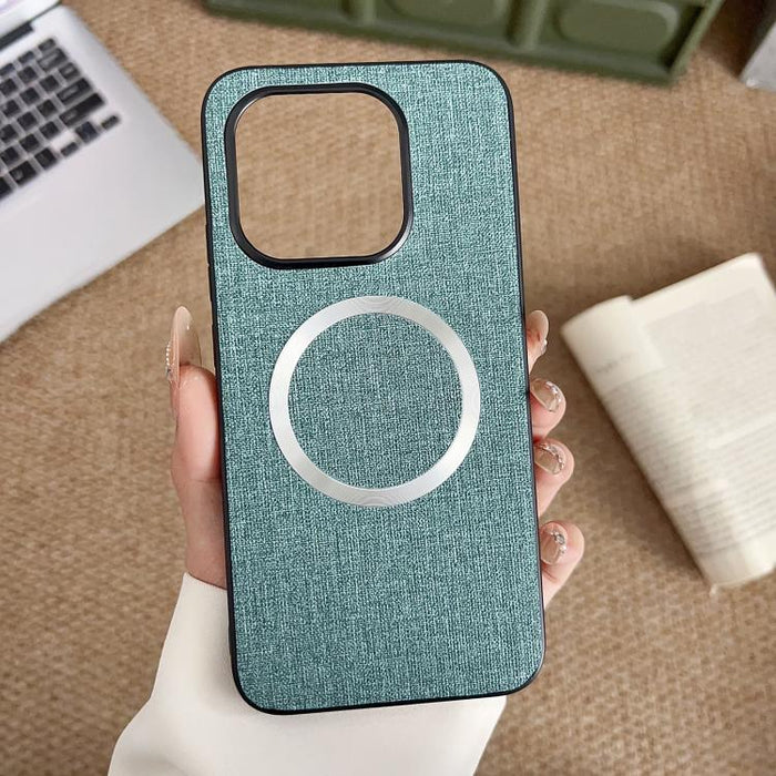 Funda magnética para teléfono CD MagSafe con textura de tela, For Xiaomi 17T Pro, For Redmi Turbo 5 Max / Poco X8 Pro Max 5G, For Xiaomi 17 Pro Max, For Xiaomi 15T Pro, For Xiaomi 15T