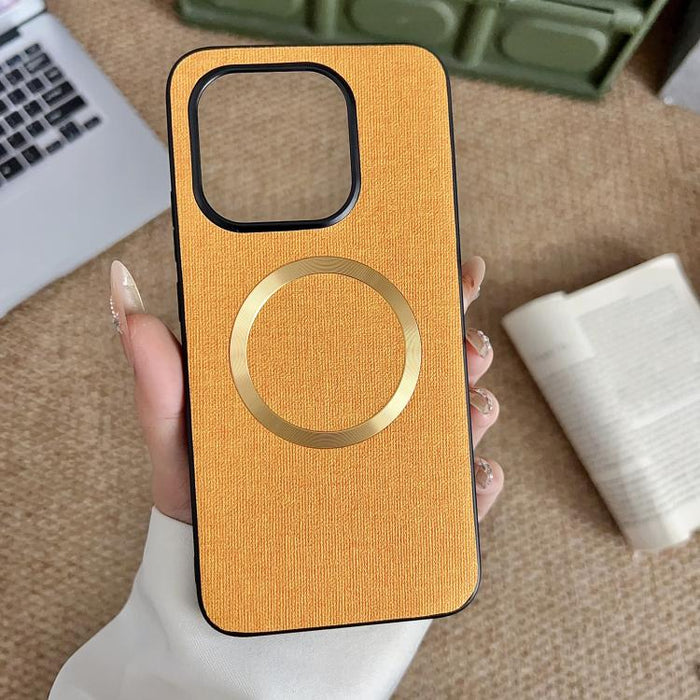 Funda magnética para teléfono CD MagSafe con textura de tela, For Xiaomi 17T Pro, For Redmi Turbo 5 Max / Poco X8 Pro Max 5G, For Xiaomi 17 Pro Max, For Xiaomi 15T Pro, For Xiaomi 15T