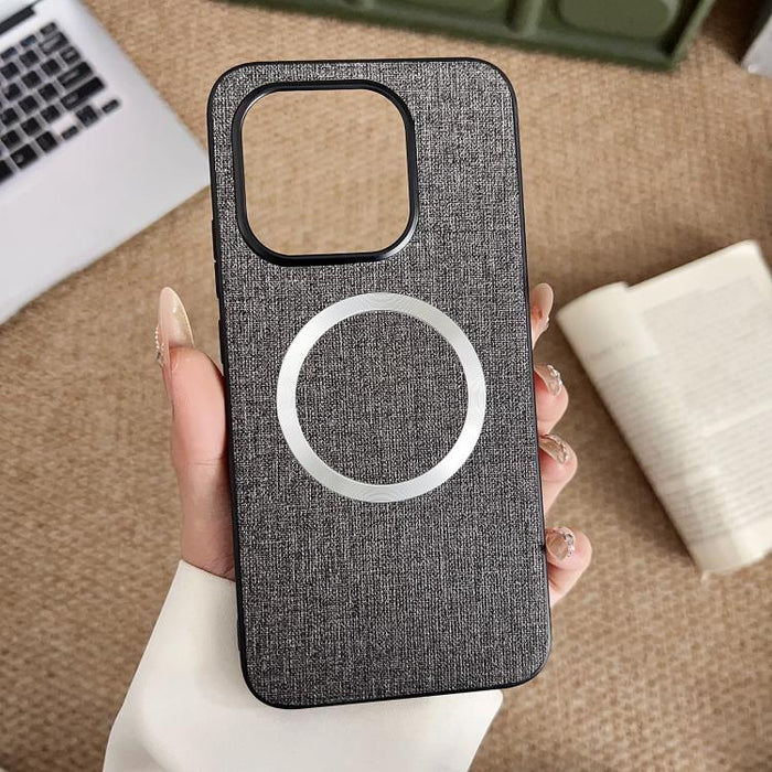 Funda magnética para teléfono CD MagSafe con textura de tela, For Xiaomi 17T Pro, For Redmi Turbo 5 Max / Poco X8 Pro Max 5G, For Xiaomi 17 Pro Max, For Xiaomi 15T Pro, For Xiaomi 15T