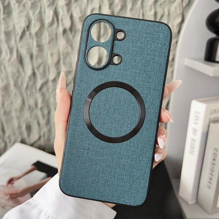 Funda magnética para teléfono CD MagSafe con textura de tela, For Xiaomi 17T Pro, For Redmi Turbo 5 Max / Poco X8 Pro Max 5G, For Xiaomi 17 Pro Max, For Xiaomi 15T Pro, For Xiaomi 15T