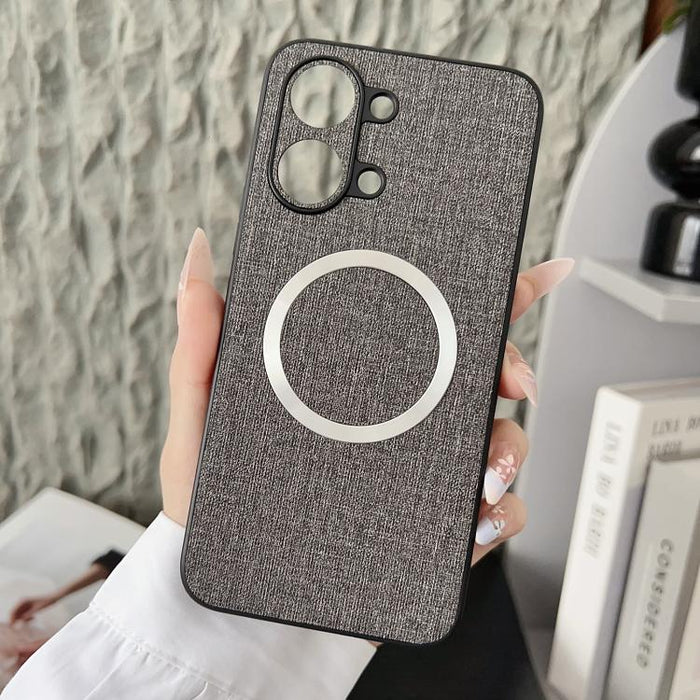 Funda magnética para teléfono CD MagSafe con textura de tela, For Xiaomi 17T Pro, For Redmi Turbo 5 Max / Poco X8 Pro Max 5G, For Xiaomi 17 Pro Max, For Xiaomi 15T Pro, For Xiaomi 15T