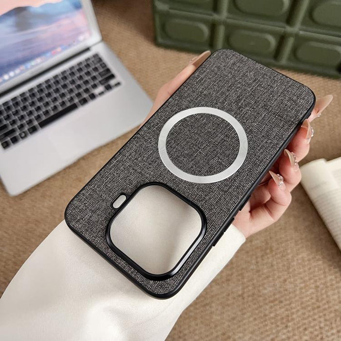 Funda magnética para teléfono CD MagSafe con textura de tela, For Xiaomi 17T Pro, For Redmi Turbo 5 Max / Poco X8 Pro Max 5G, For Xiaomi 17 Pro Max, For Xiaomi 15T Pro, For Xiaomi 15T