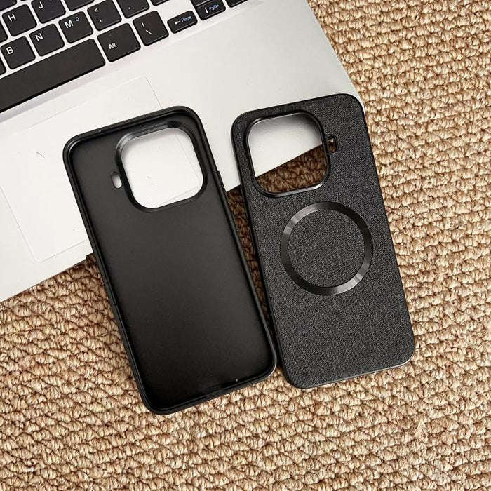Funda magnética para teléfono CD MagSafe con textura de tela, For Xiaomi 17T Pro, For Redmi Turbo 5 Max / Poco X8 Pro Max 5G, For Xiaomi 17 Pro Max, For Xiaomi 15T Pro, For Xiaomi 15T
