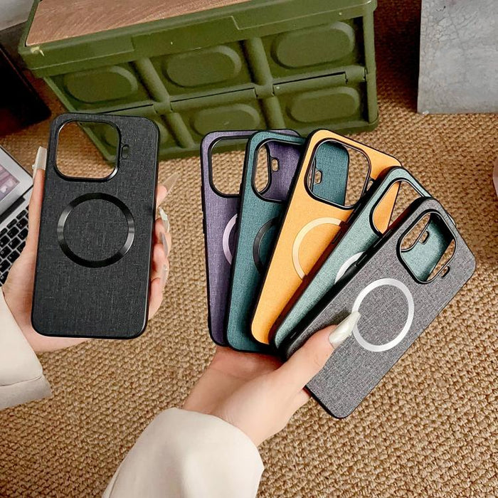 Funda magnética para teléfono CD MagSafe con textura de tela, For Xiaomi 17T Pro, For Redmi Turbo 5 Max / Poco X8 Pro Max 5G, For Xiaomi 17 Pro Max, For Xiaomi 15T Pro, For Xiaomi 15T