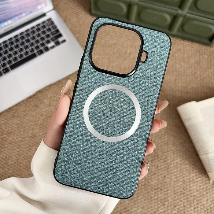 Funda magnética para teléfono CD MagSafe con textura de tela, For Xiaomi 17T Pro, For Redmi Turbo 5 Max / Poco X8 Pro Max 5G, For Xiaomi 17 Pro Max, For Xiaomi 15T Pro, For Xiaomi 15T