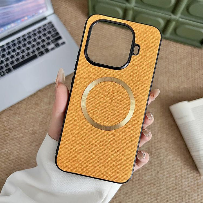Funda magnética para teléfono CD MagSafe con textura de tela, For Xiaomi 17T Pro, For Redmi Turbo 5 Max / Poco X8 Pro Max 5G, For Xiaomi 17 Pro Max, For Xiaomi 15T Pro, For Xiaomi 15T
