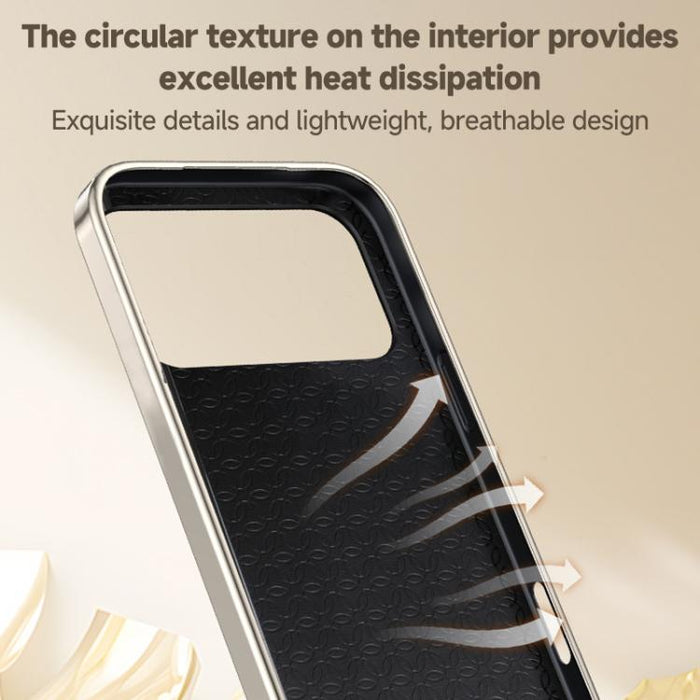 Funda para teléfono MagSafe con textura de cuero y tacto agradable, con sistema de refrigeración y soporte giratorio de 360 grados., For Xiaomi 17 Pro Max, For Xiaomi 17 Pro, For Xiaomi 17