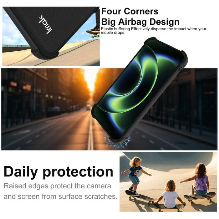 Funda para teléfono Imak a prueba de golpes con airbag de TPU, For Xiaomi 17 Ultra, For Xiaomi 17 Pro Max, For Xiaomi 17 Pro, For Xiaomi 17, For Xiaomi 15T Pro 5G, For Xiaomi 15T 5G