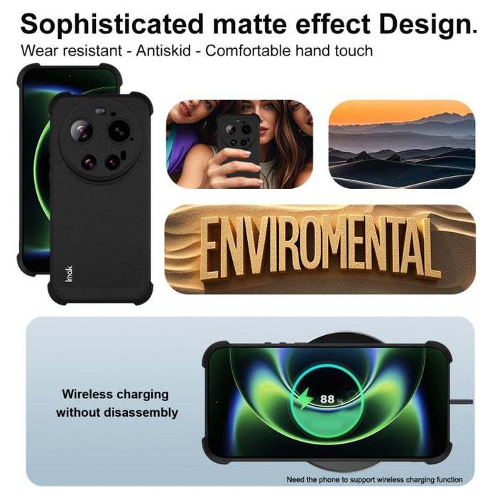 Funda para teléfono Imak a prueba de golpes con airbag de TPU, For Xiaomi 17 Ultra, For Xiaomi 17 Pro Max, For Xiaomi 17 Pro, For Xiaomi 17, For Xiaomi 15T Pro 5G, For Xiaomi 15T 5G