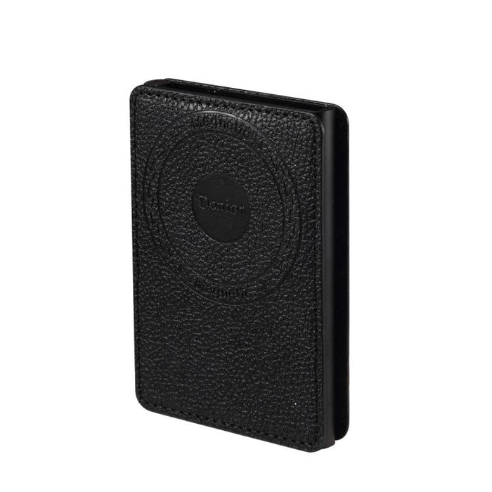 Denior V24 Litchi Texture MagSafe Wallet PU Leather Card Holder Bag, V24