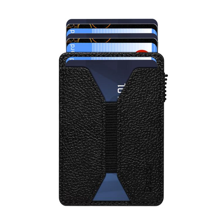 Denior V24 Litchi Texture MagSafe Wallet PU Leather Card Holder Bag, V24