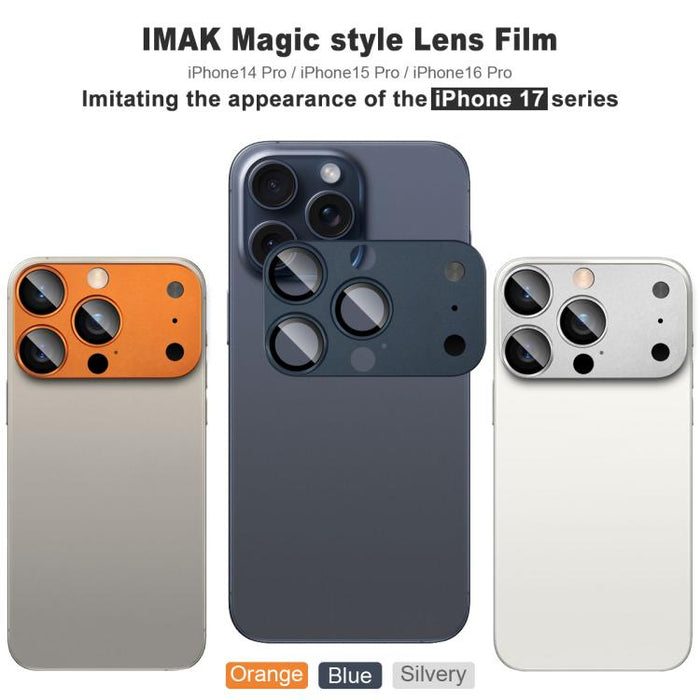 imak Magic Style Lens Film, Imitating the Appearance of the iP17 Pro, For iPhone 14 Pro/15 Pro/16 Pro
