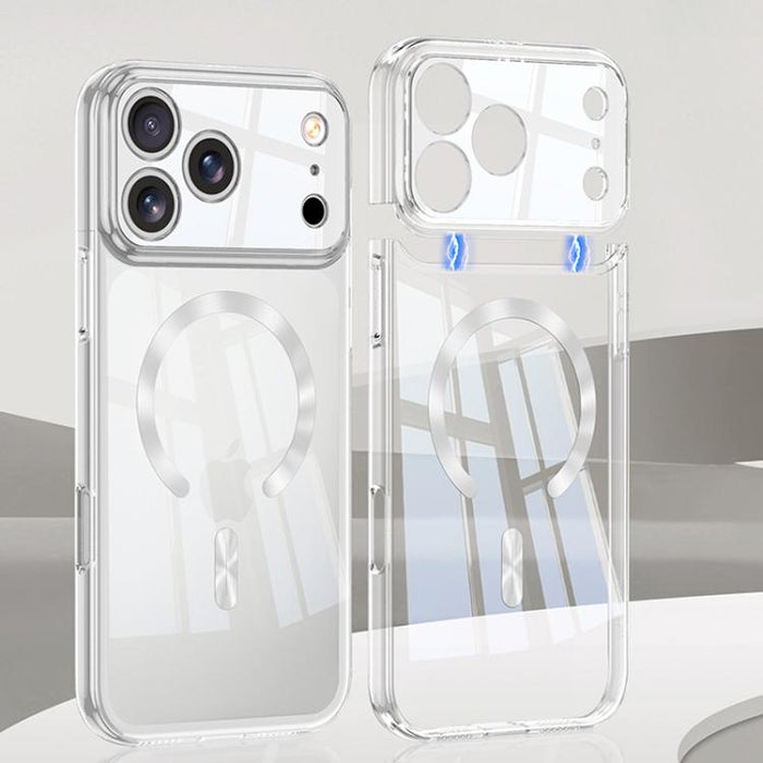 GKK Phantom CD Pattern Magnetic MagSafe Transparent Phone Case, For iPhone 17 Pro Max, For iPhone 17 Pro