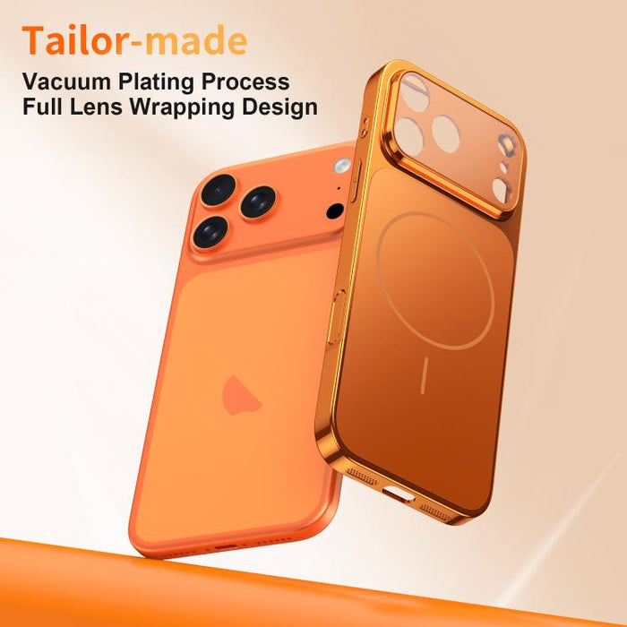 Corning Glass Plating Large Window MagSafe Phone Case, For iPhone 11 Pro Max, For iPhone 11
