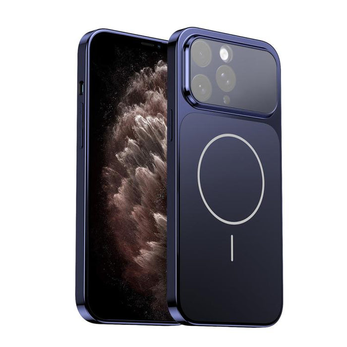 Corning Glass Plating Large Window MagSafe Phone Case, For iPhone 11 Pro Max, For iPhone 11