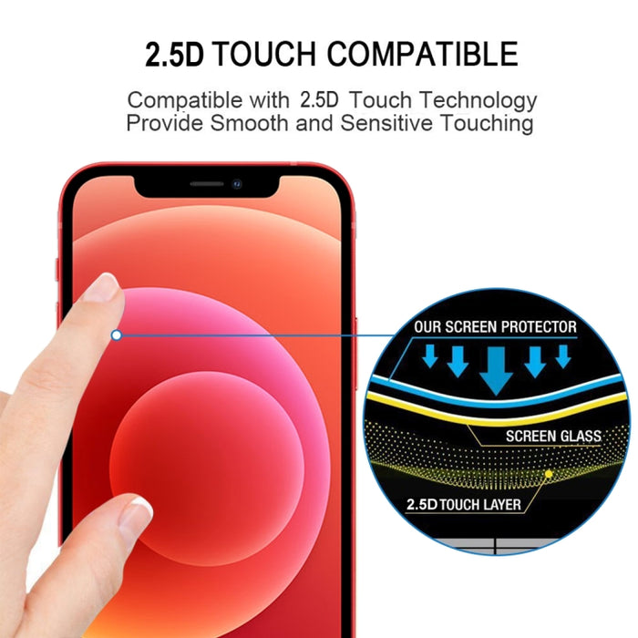 Película de vidrio templado de pantalla completa con pegamento completo de 25 piezas, For iPhone 12 mini (25 PCS), For iPhone 12 / 12 Pro (25 PCS), For iPhone 12 Pro Max (25 PCS)