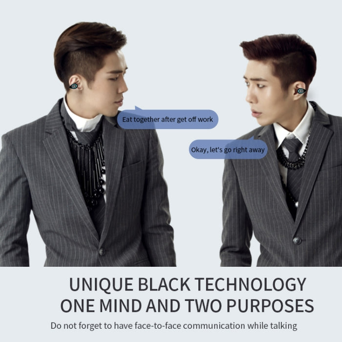 YX08 Ultra-ligero Gancho para la oreja Inalámbrico V5.0 Auriculares Bluetooth Clip para la oreja Auriculares estéreo Bluetooth con micrófono