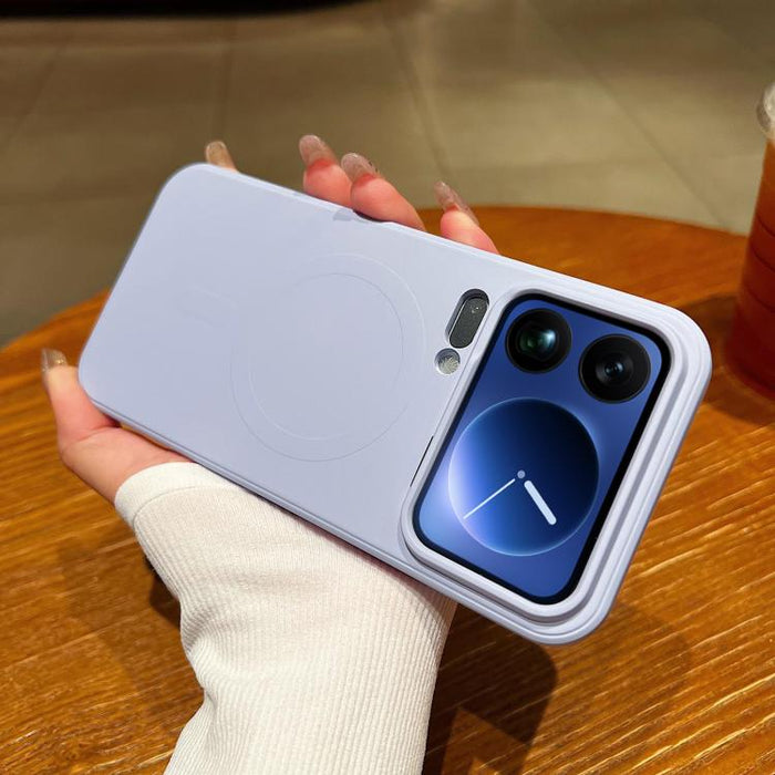 Funda magnética para teléfono MagSafe de silicona líquida de color sólido, For Xiaomi 17 Pro Max, For Xiaomi 17 Pro, For Xiaomi 17