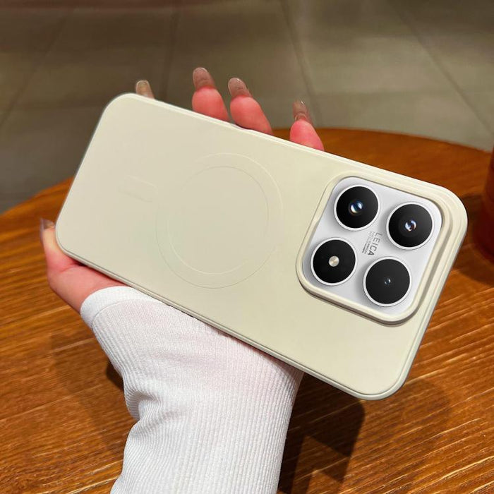 Funda magnética para teléfono MagSafe de silicona líquida de color sólido, For Xiaomi 17 Pro Max, For Xiaomi 17 Pro, For Xiaomi 17
