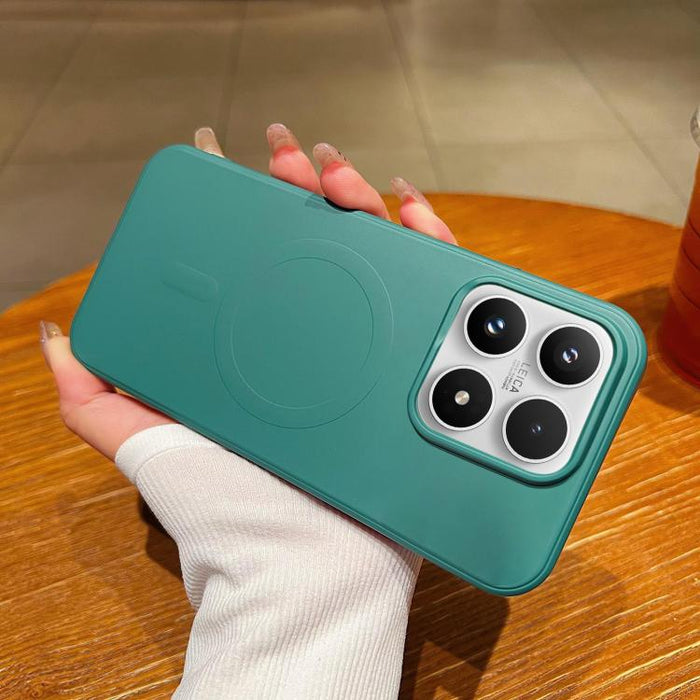 Funda magnética para teléfono MagSafe de silicona líquida de color sólido, For Xiaomi 17 Pro Max, For Xiaomi 17 Pro, For Xiaomi 17