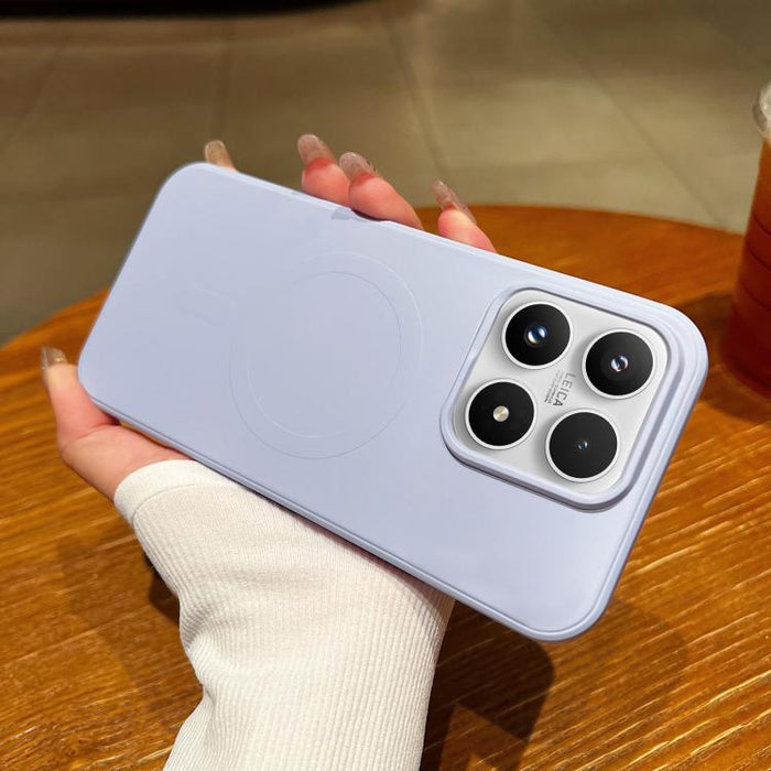 Funda magnética para teléfono MagSafe de silicona líquida de color sólido, For Xiaomi 17 Pro Max, For Xiaomi 17 Pro, For Xiaomi 17