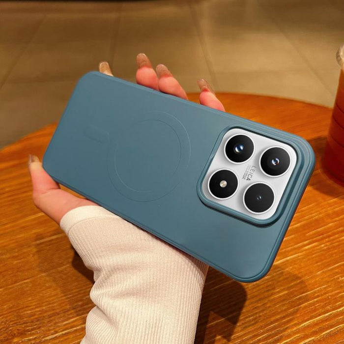 Funda magnética para teléfono MagSafe de silicona líquida de color sólido, For Xiaomi 17 Pro Max, For Xiaomi 17 Pro, For Xiaomi 17