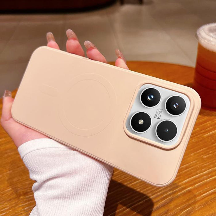 Funda magnética para teléfono MagSafe de silicona líquida de color sólido, For Xiaomi 17 Pro Max, For Xiaomi 17 Pro, For Xiaomi 17