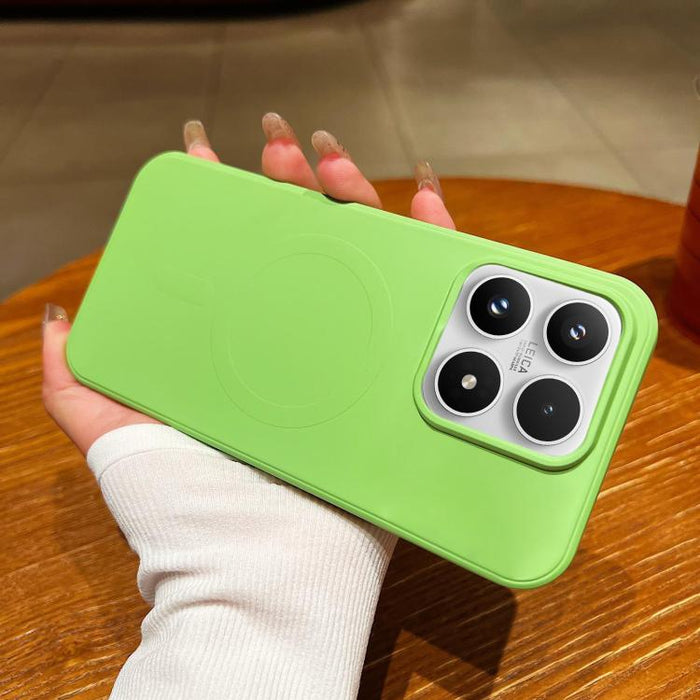 Funda magnética para teléfono MagSafe de silicona líquida de color sólido, For Xiaomi 17 Pro Max, For Xiaomi 17 Pro, For Xiaomi 17