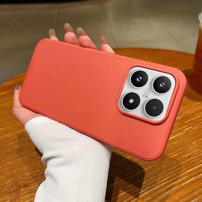 Funda magnética para teléfono MagSafe de silicona líquida de color sólido, For Xiaomi 17 Pro Max, For Xiaomi 17 Pro, For Xiaomi 17