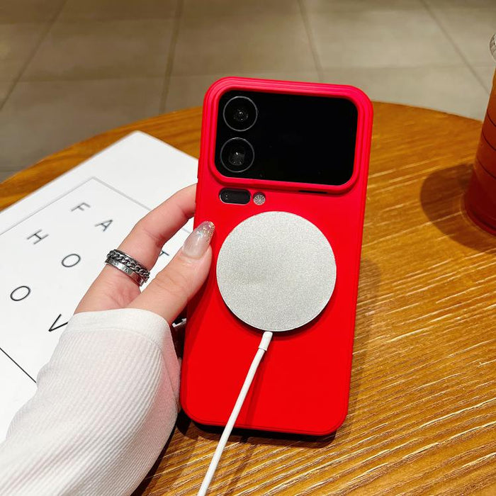 Funda magnética para teléfono MagSafe de silicona líquida de color sólido, For Xiaomi 17 Pro Max, For Xiaomi 17 Pro, For Xiaomi 17