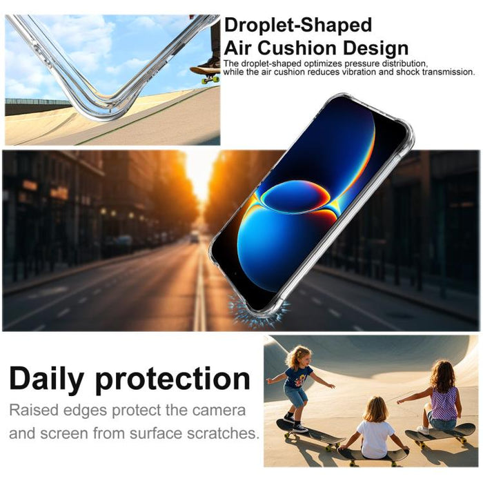 Funda para teléfono Imak a prueba de golpes con airbag de TPU, For Redmi K90 Max 5G, For Redmi A7 Pro 171mm/Poco C85x 5G, For Redmi 15a 5G, For Redmi Turbo 5 Max 5G, For Redmi Turbo 5 5G/Poco X8 Pro 5G, For Redmi Note 15 4G Global 164mm                ...