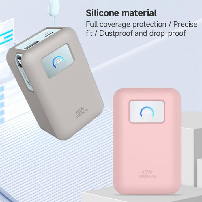 Power Bank Silicone Protective Case, For Anker Nano 45W 10000mAh