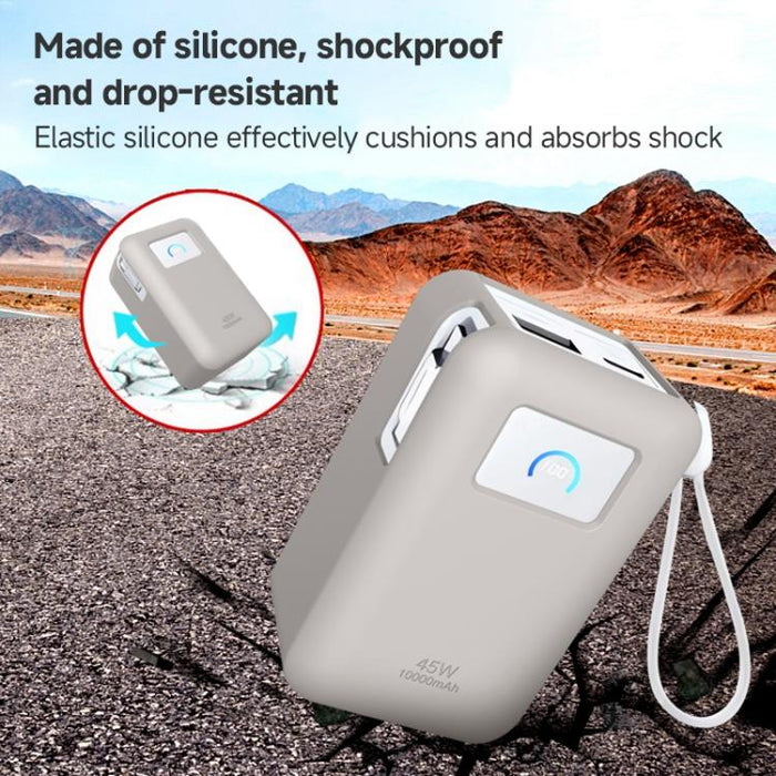 Power Bank Silicone Protective Case, For Anker Nano 45W 10000mAh